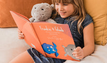 Load image into Gallery viewer, Frankie the Hippo + Book - Silver Lining Stuffies