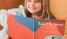 Load image into Gallery viewer, Andie the Elephant + Book - Silver Lining Stuffies
